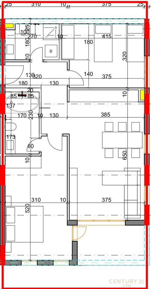 In San Nicolas We Sell Apartment 2+1+2 With Yard And Parking Space!