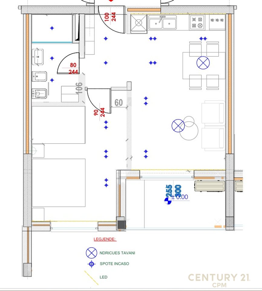 FOR SALE 1+1 APARTMENT WITH FANTASTIC SEA VIEW, DRIMADHES, SAN NICOLAS RESORT