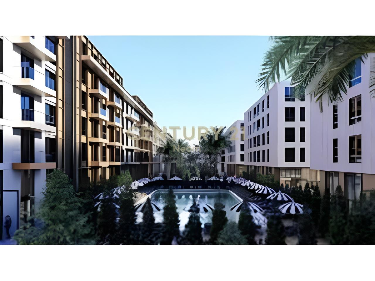 Shitet apartament 1+1+post parkimi  ne Qerret, ne Residencen Palm Paradise!