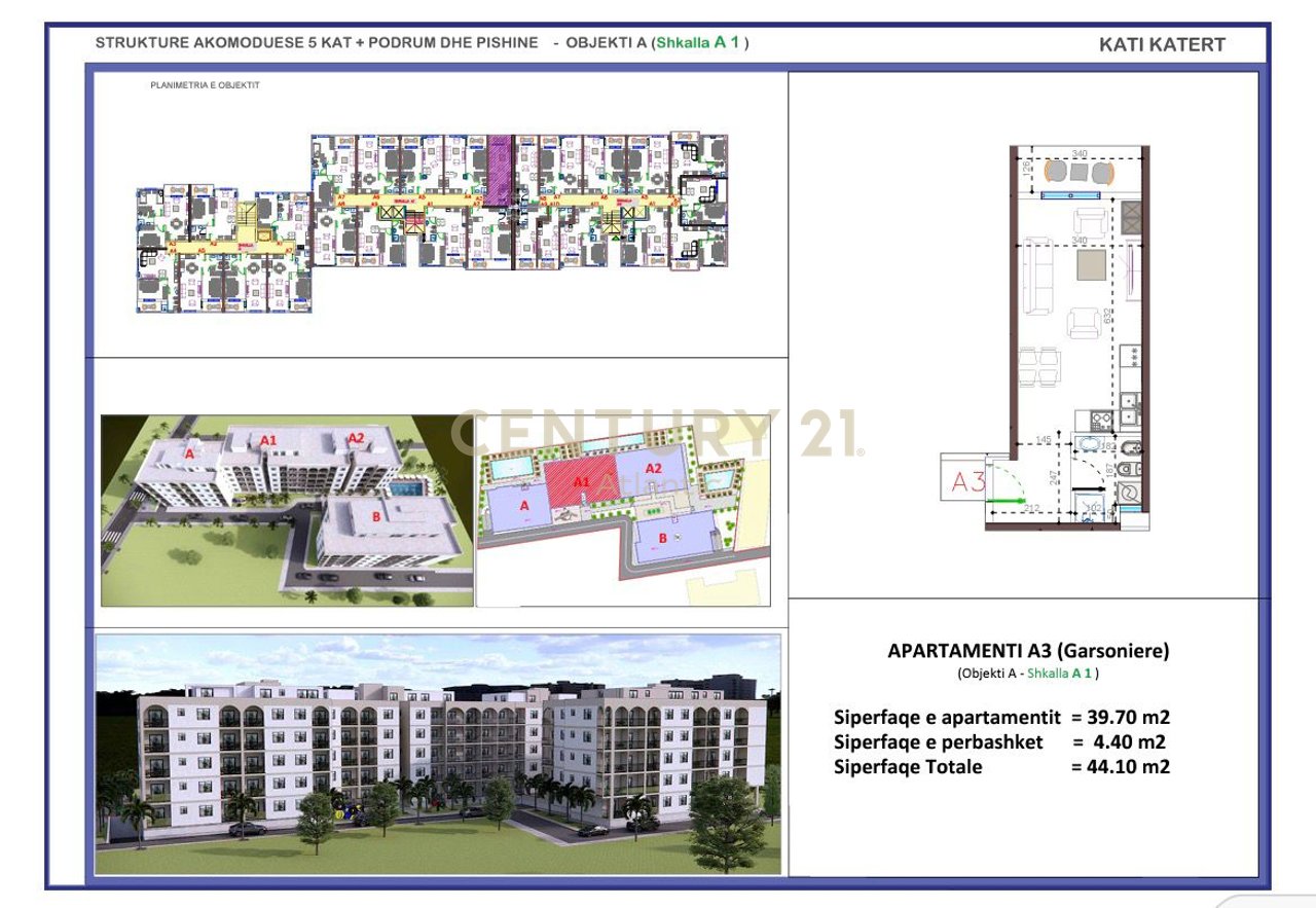 GARZONIERE PER SHITJE PAMJE NGA PISHINA NE REZIDENCEN ME TE RE NE GOLEM ME 4 PISHINA !