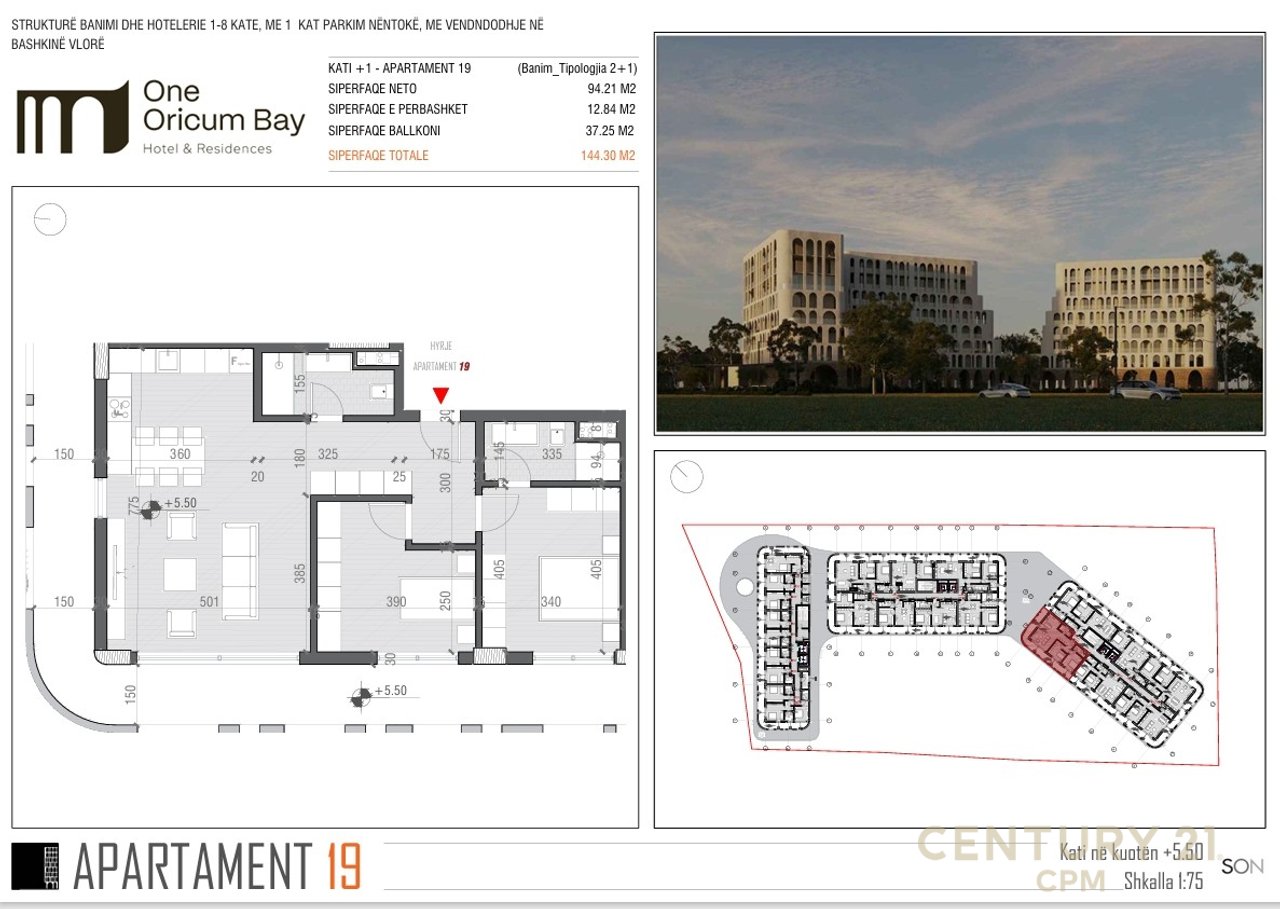 APPARTAMENTO 2+1 A ONE ORICUM BAY, ORIKUM