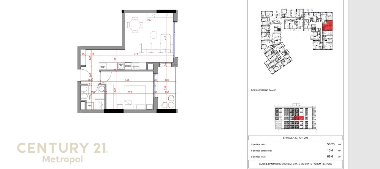 SHES APARTAMENT 1+1 NE REZIDENCEN NORT-PASKUQAN!