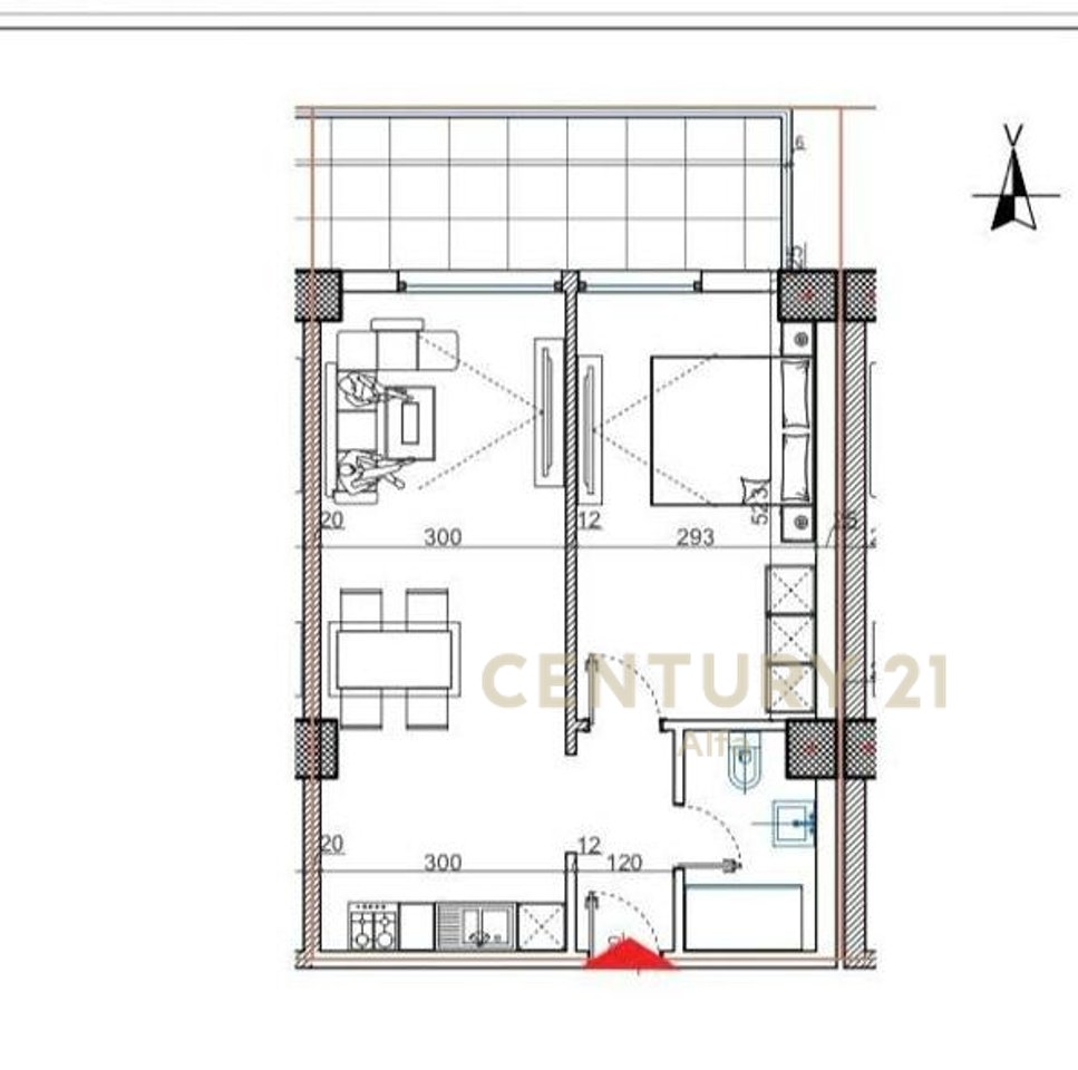 1+1 apartment for sale in Shëngjin – Lezhë, with a sea view!