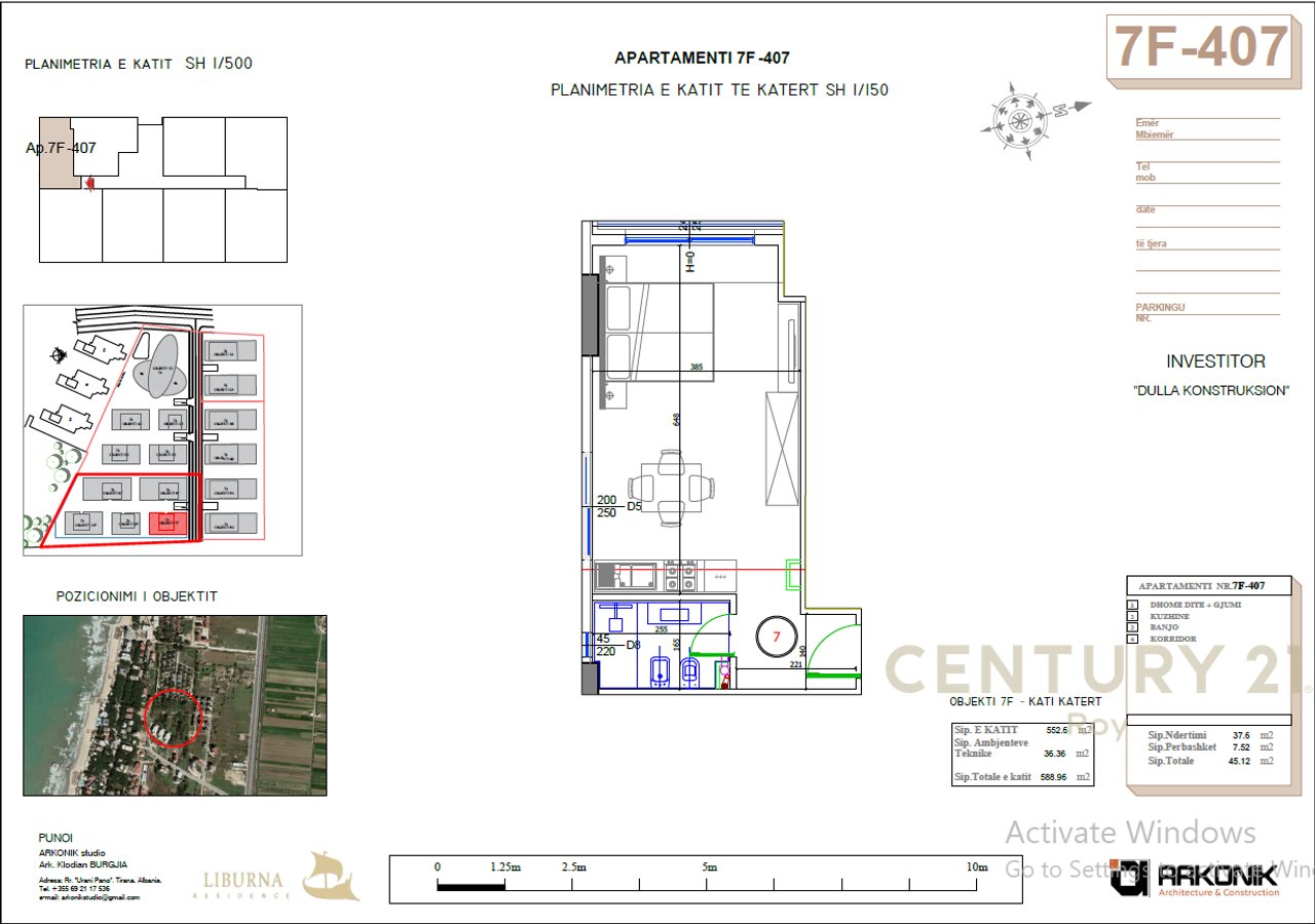 Garsoniere në Shitje në Golem, Durrës - 49,650€ | 45,12 m²