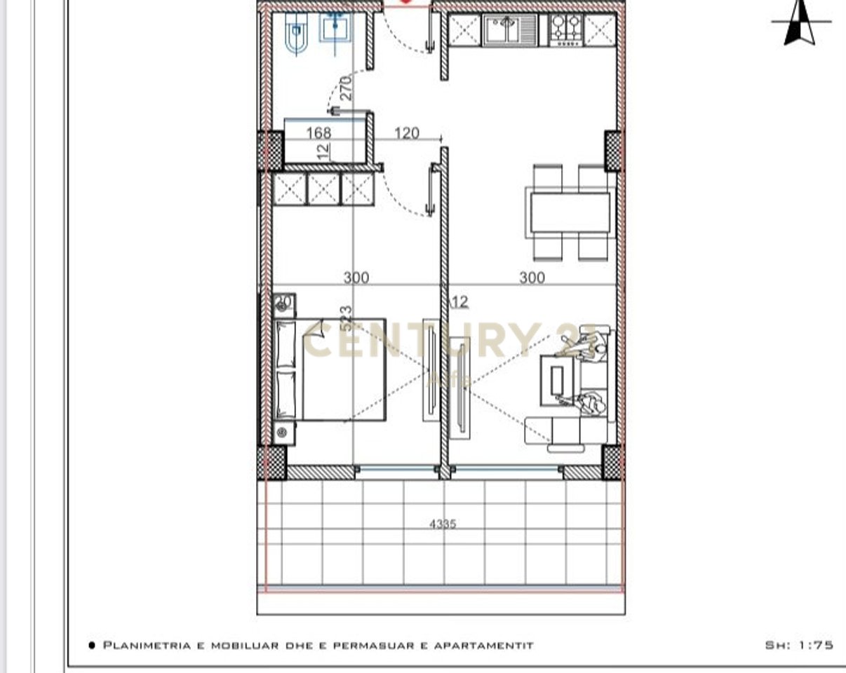 1+1 apartment for sale in Shëngjin – Lezhë, with a sea view!
