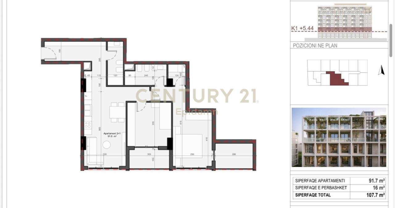 ESCLUSIVO! Appartamento 2+1+2 in vendita - Residenza “Mes Pishave” Mali i Robit!!