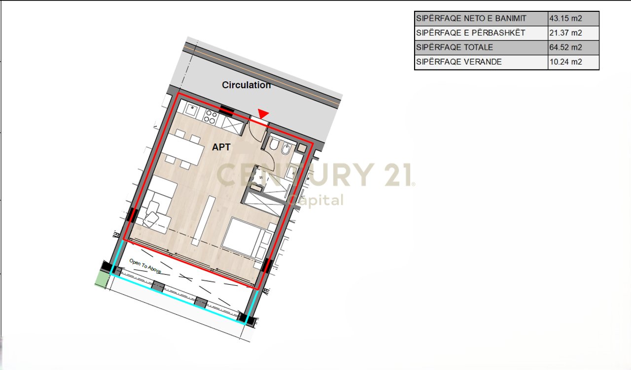 STUDIO APARTAMENT PREMIUM ME PAMJE NGA DETI TE FOLIE VILLAGE, JALË!