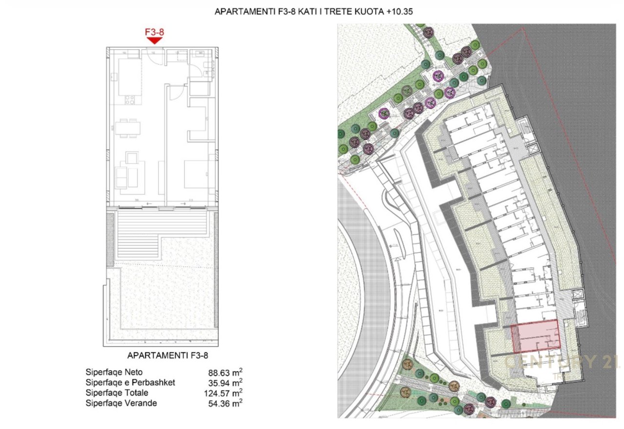 APARTMENT 1+1 WITH VERANDA FOR SALE IN GREEN COAST 2!