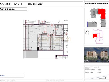 KOMPLEKSI "KODRA E LIQENIT" PASKUQAN, SHESIM APARTAMENT 2+1!