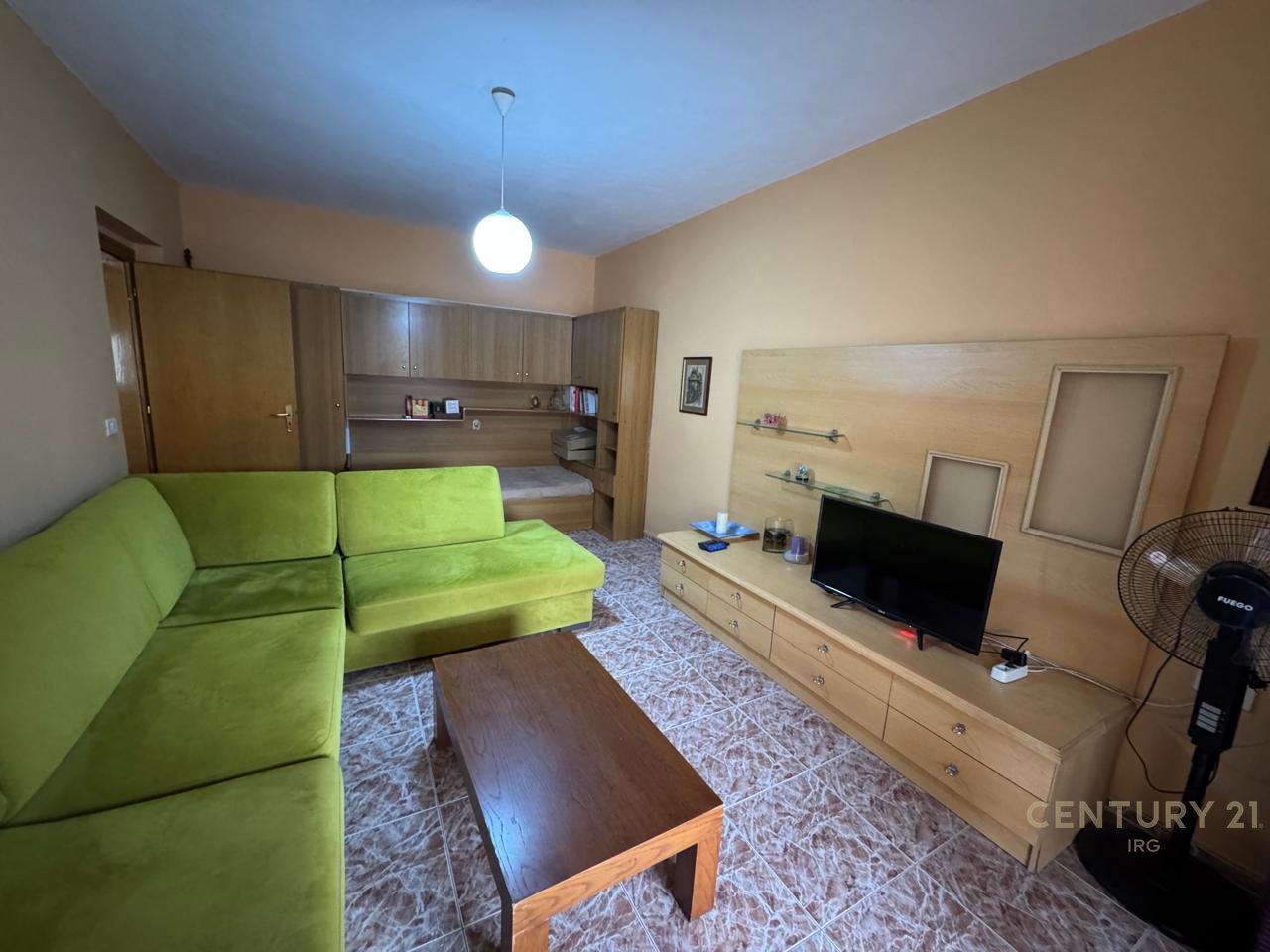 Apartament 1+1 me guzhine te vecuar per qira ne Myslym Shyr
