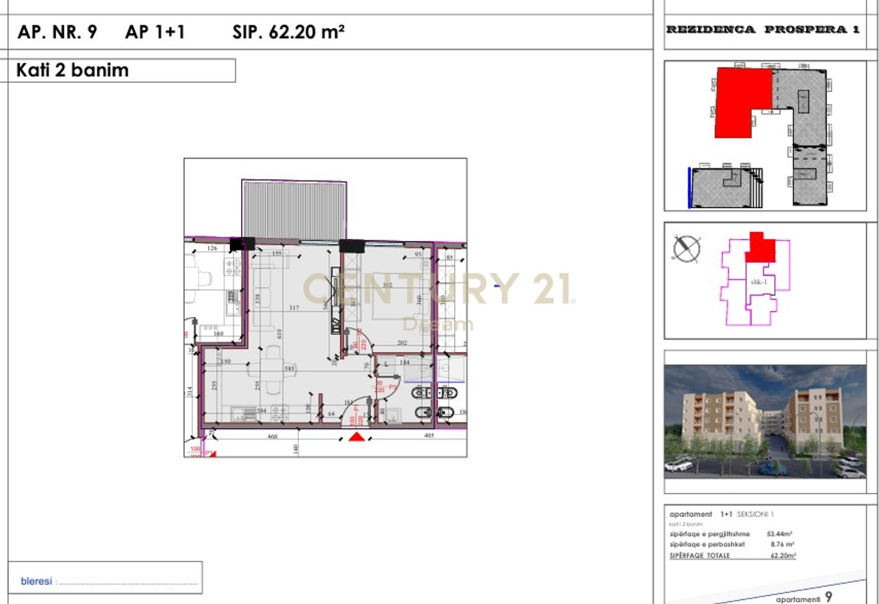 APARTAMENT 1+1 NË SHITJE – REZIDENCA "KODRA E LIQENIT"!