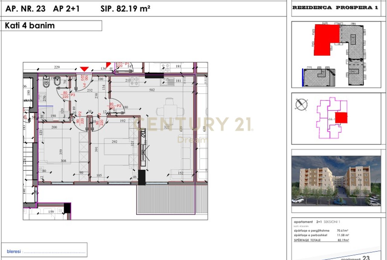 APARTMENT 2+1 FOR SALE – RESIDENCE "KODRA E LIQENIT"!
