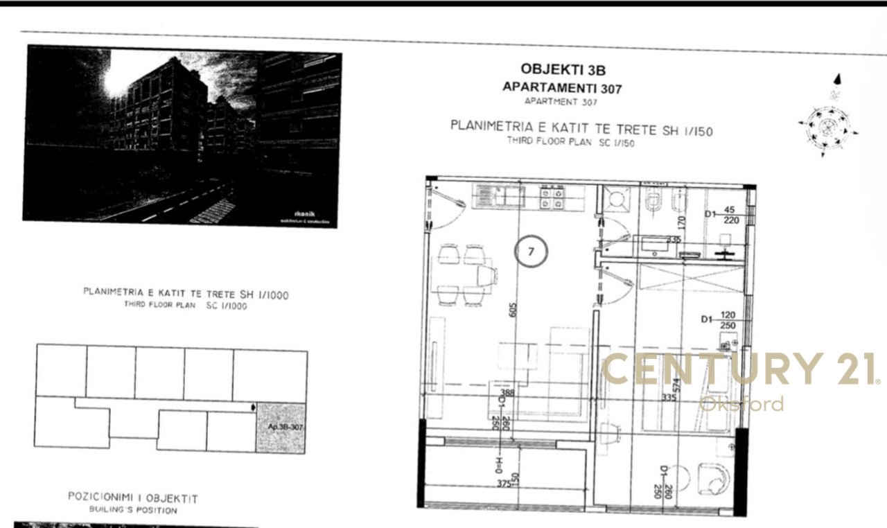 1+1 apartment for sale in Golem, fully completed and ready for the summer season.