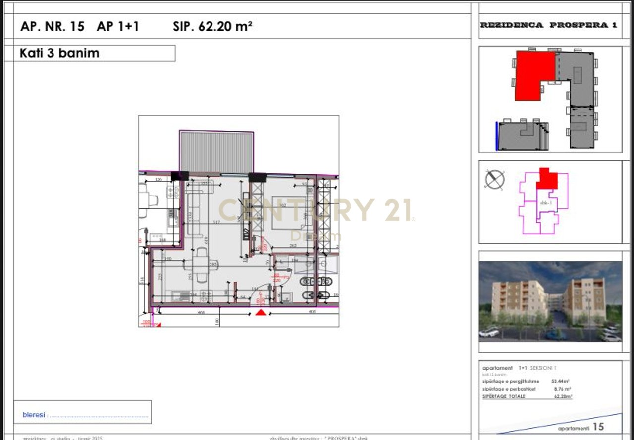 APARTAMENT 1+1 NË SHITJE – REZIDENCA "KODRA E LIQENIT"!