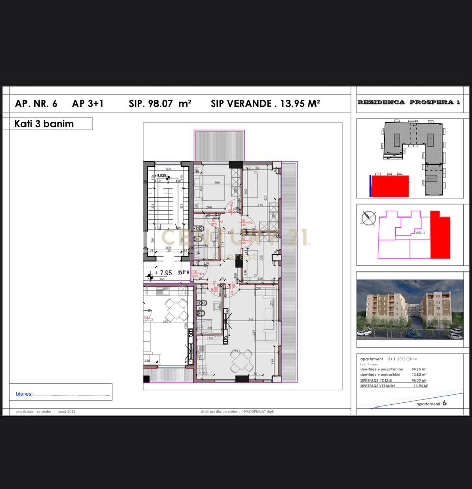 Complesso “Kodra e Liqenit”, Paskuqan - Appartamento in vendita 3+1