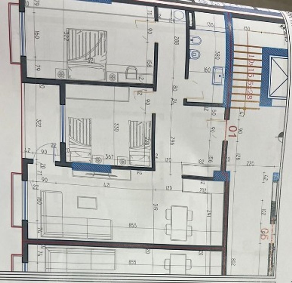 APARTAMENT 2+1 NE SHITJE "MAR RESIDENCE", TIRANE!