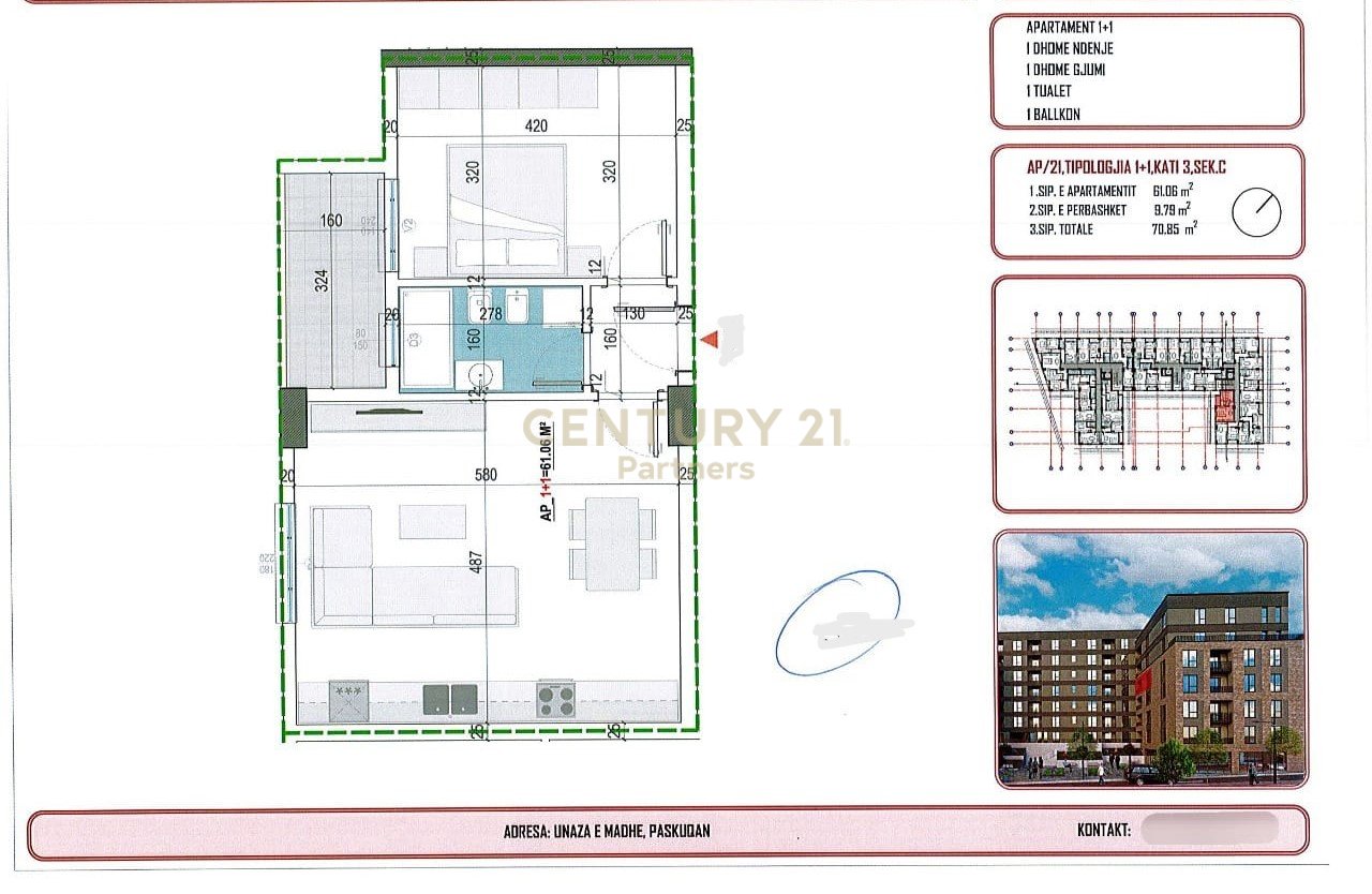 APARTMENT 1+1 FOR SALE IN PASKUQAN
INSTALLMENT PAYMENT OPTION