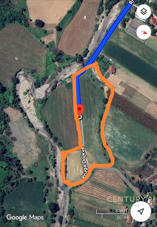 Land for sale – 7,950 m² in the area of Kakunje(Tirane)