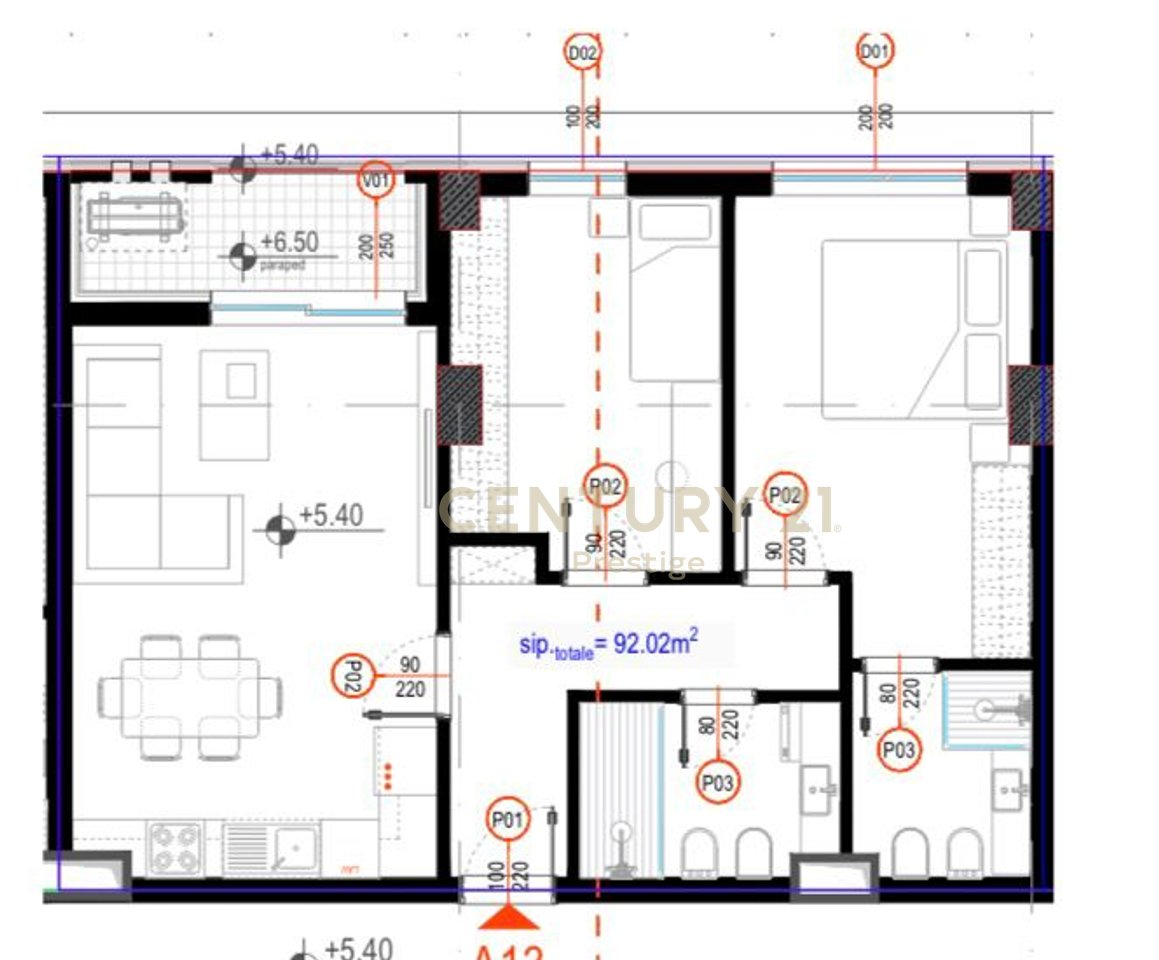 APPARTAMENTO 2+1+2 IN VENDITA COMPLESSO QERSHIA, ALI DEMI!