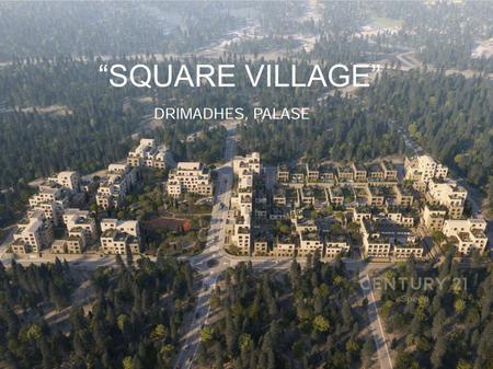 2+1 apartment and parking space for sale in Dhërmi, Vlora in the Square Village complex!!