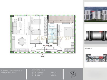 KAMEZ, SHESIM APARTAMENT 2+1!