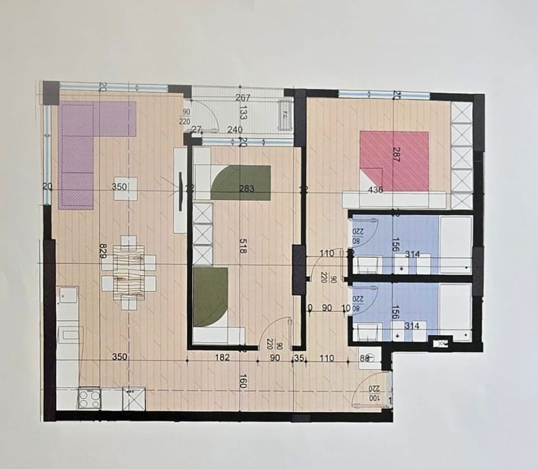 Apartment 2+1+2 for Sale near the Red School!