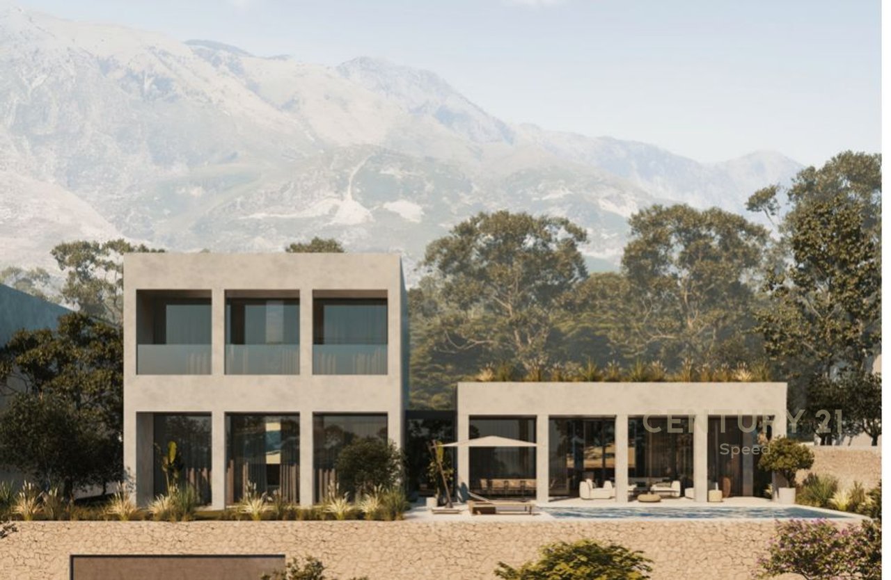 2+1 apartment and parking space for sale in Dhërmi, Vlora in the Square Village complex!!