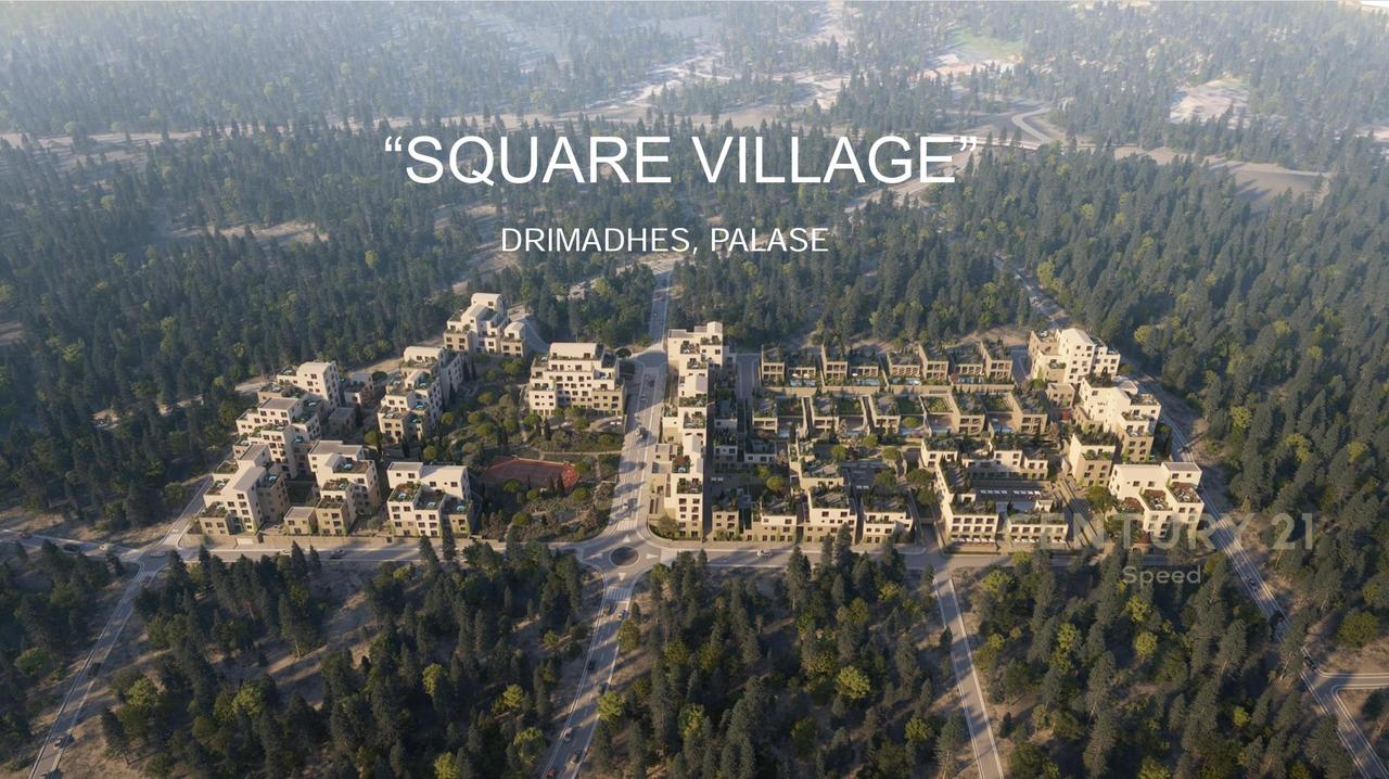 2+1 apartment and parking space for sale in Dhërmi, Vlora in the Square Village complex!!