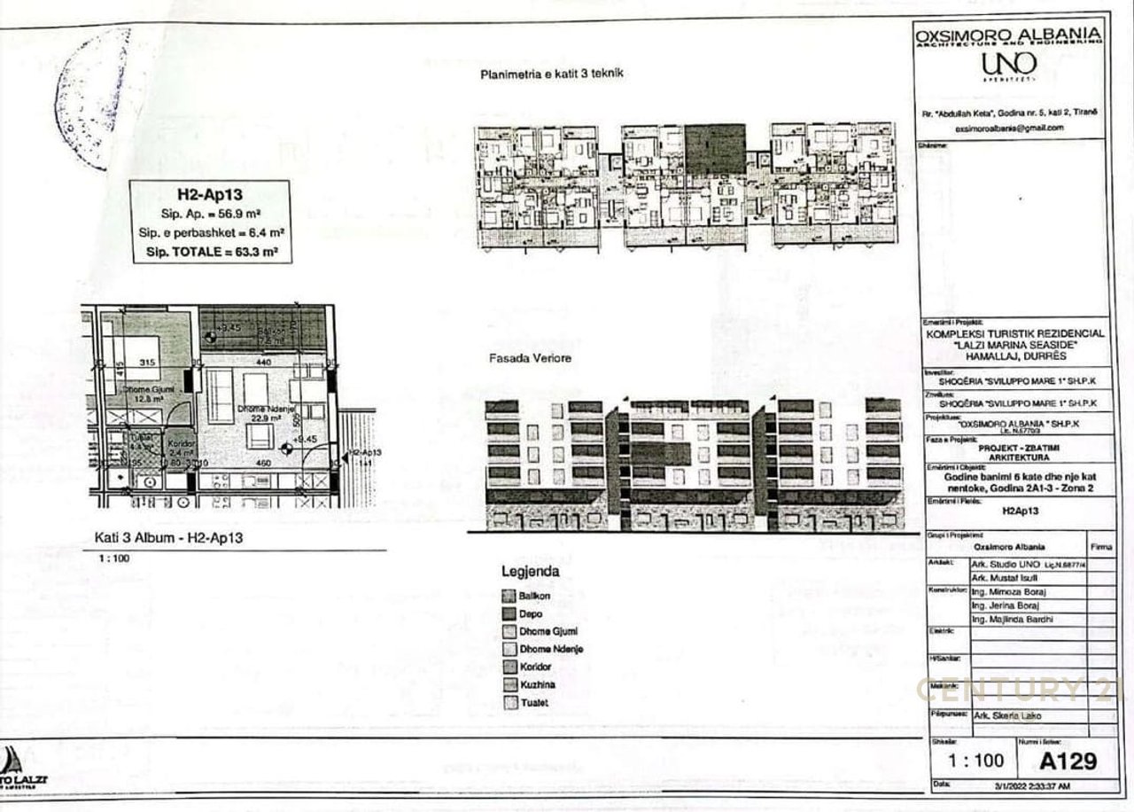 Apartament 1+1 per shitje tek Porto Lalezi!