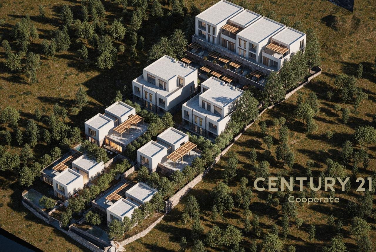 Appartamento 2+1+2 SHESIM con vista mare, in una residenza esclusiva a Dhermi