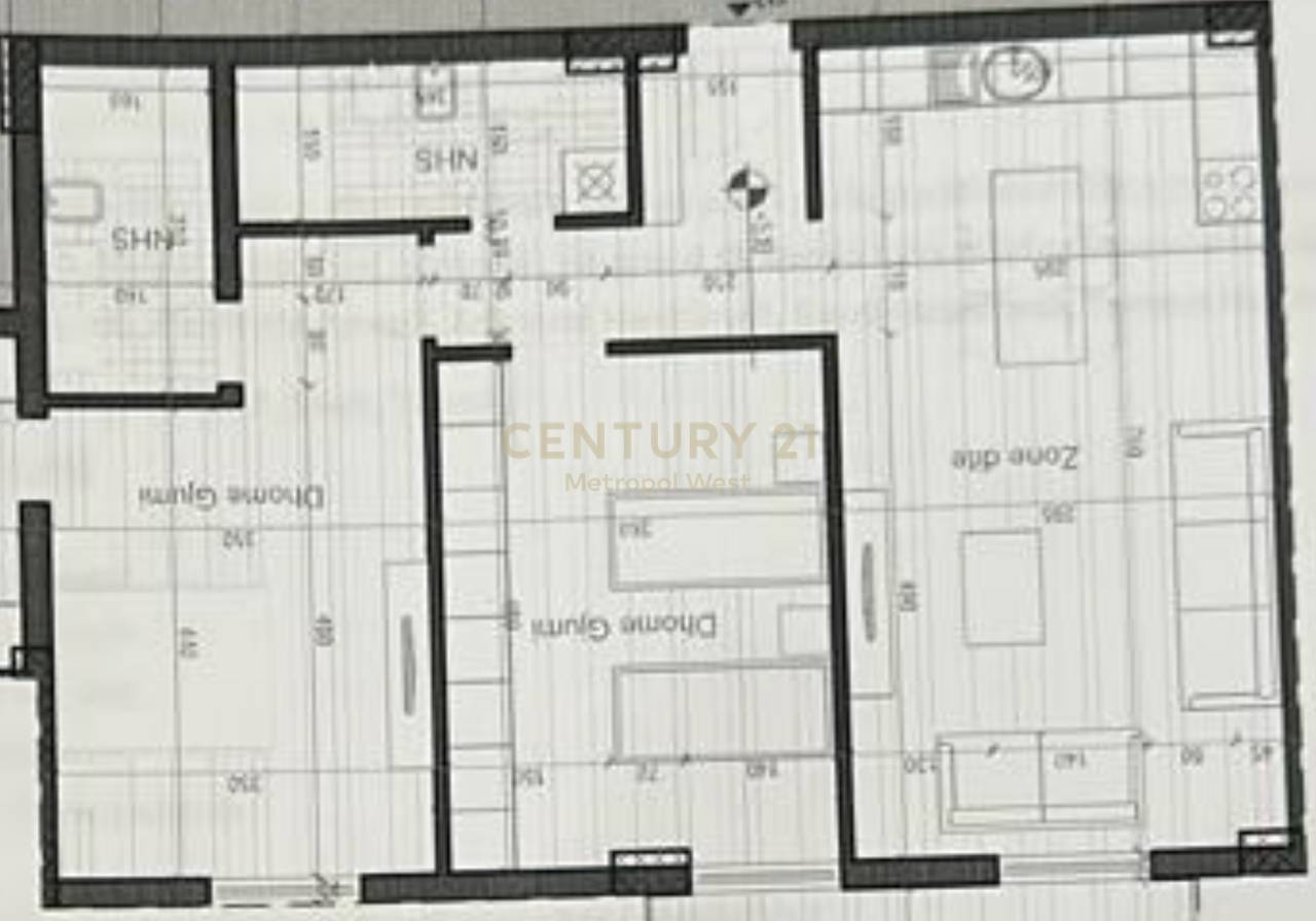 APPARTAMENTO 2+1+2 IN VENDITA NEL VECCHIO SAUK ALLA RESIDENZA "PORTA TIRANA E RE"!
