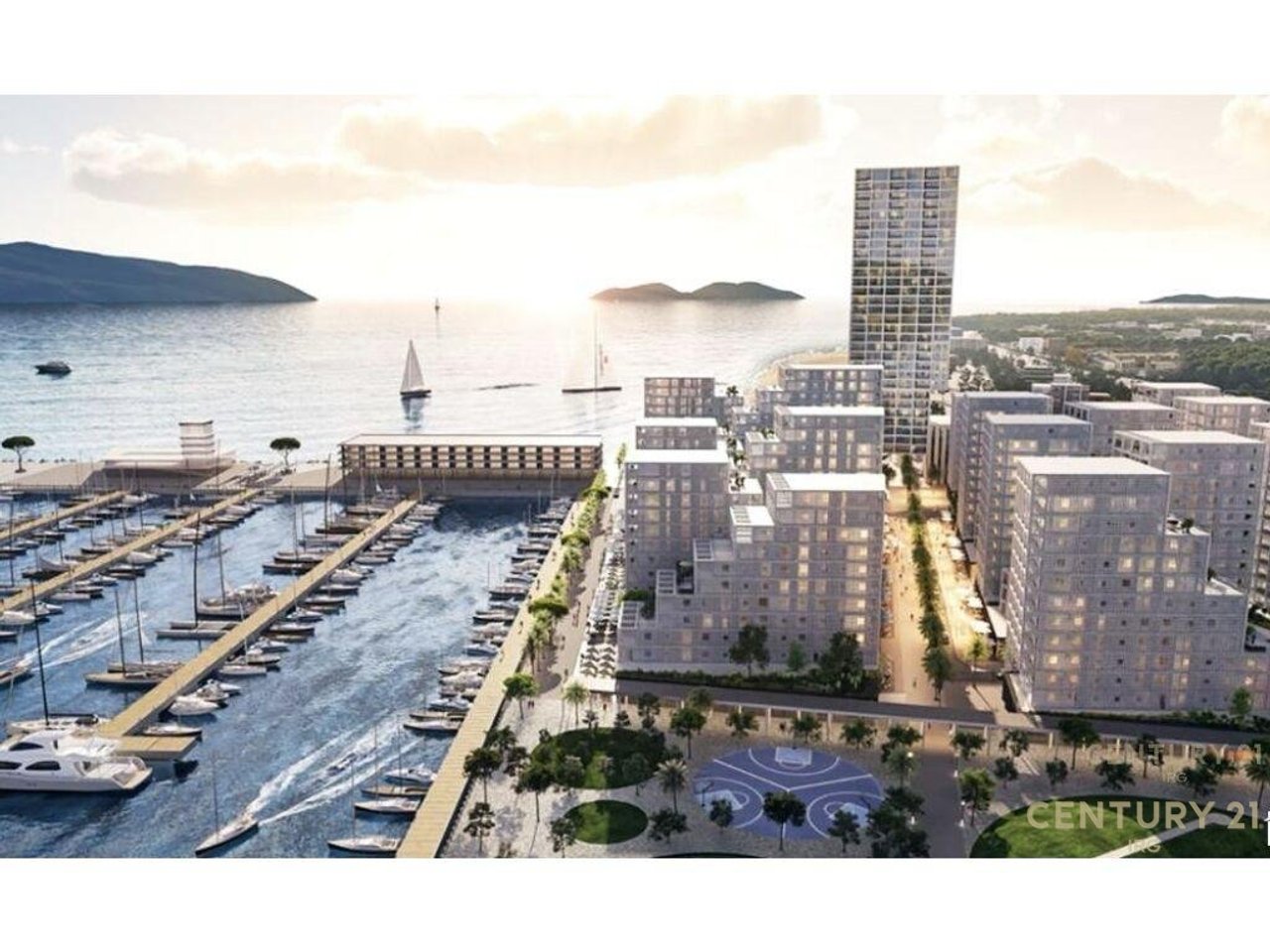 3+1 APARTMENT FOR SALE WITH TOTAL SEA VIEW, VLORA MARINA.