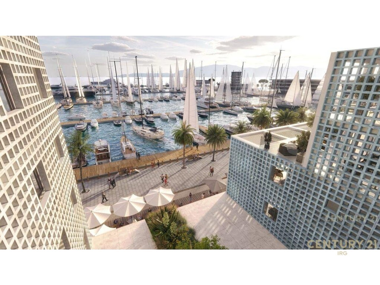 3+1 APARTMENT FOR SALE WITH TOTAL SEA VIEW, VLORA MARINA.