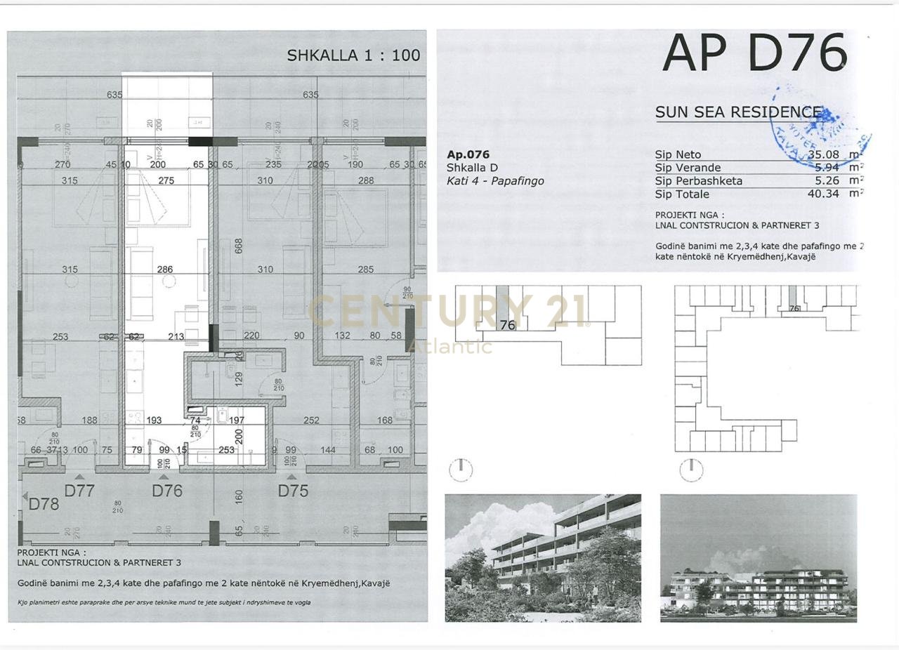 PAPAFINGO for Sale – Sun Sea Residence, Golem (Durrës)
