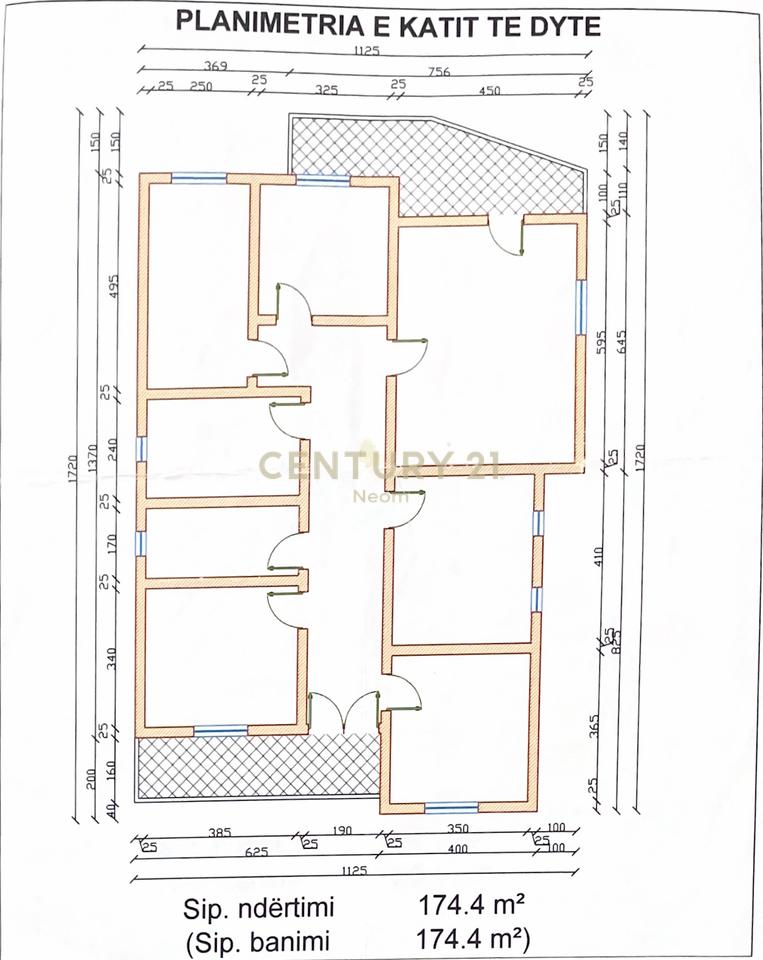 VILLA FOR SALE - 526m² AT THE SPORTS FIELD, LAPRAKË