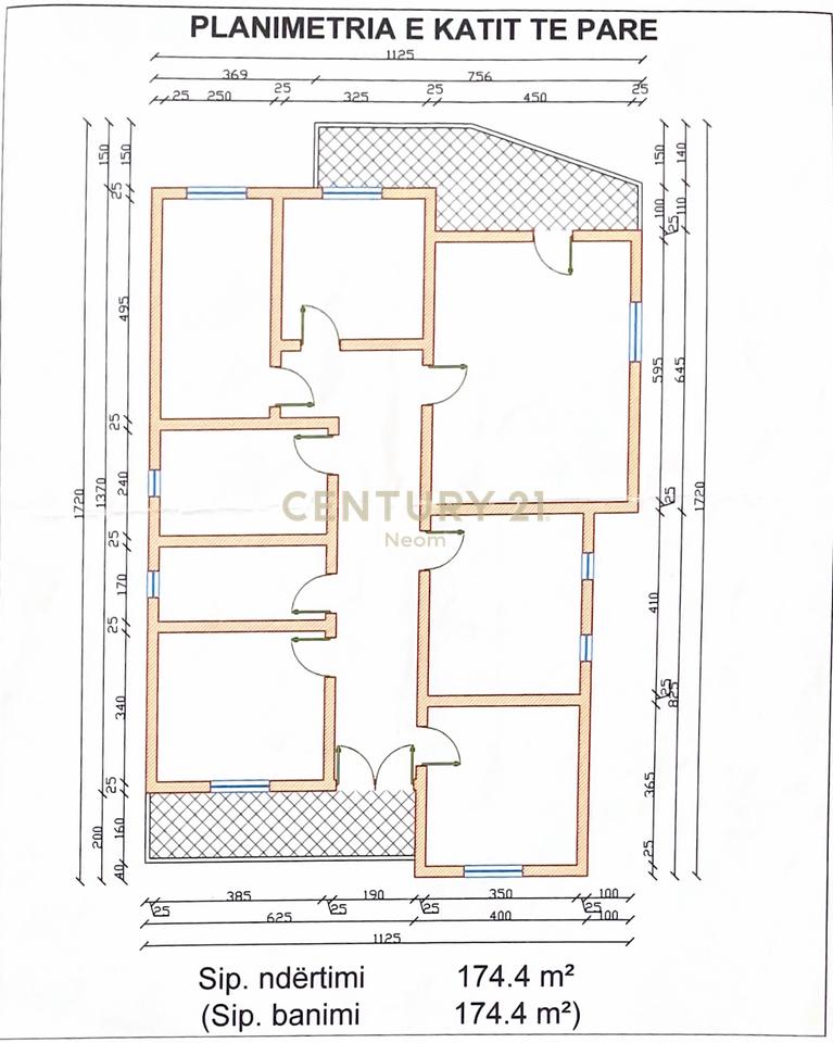 VILLA FOR SALE - 526m² AT THE SPORTS FIELD, LAPRAKË