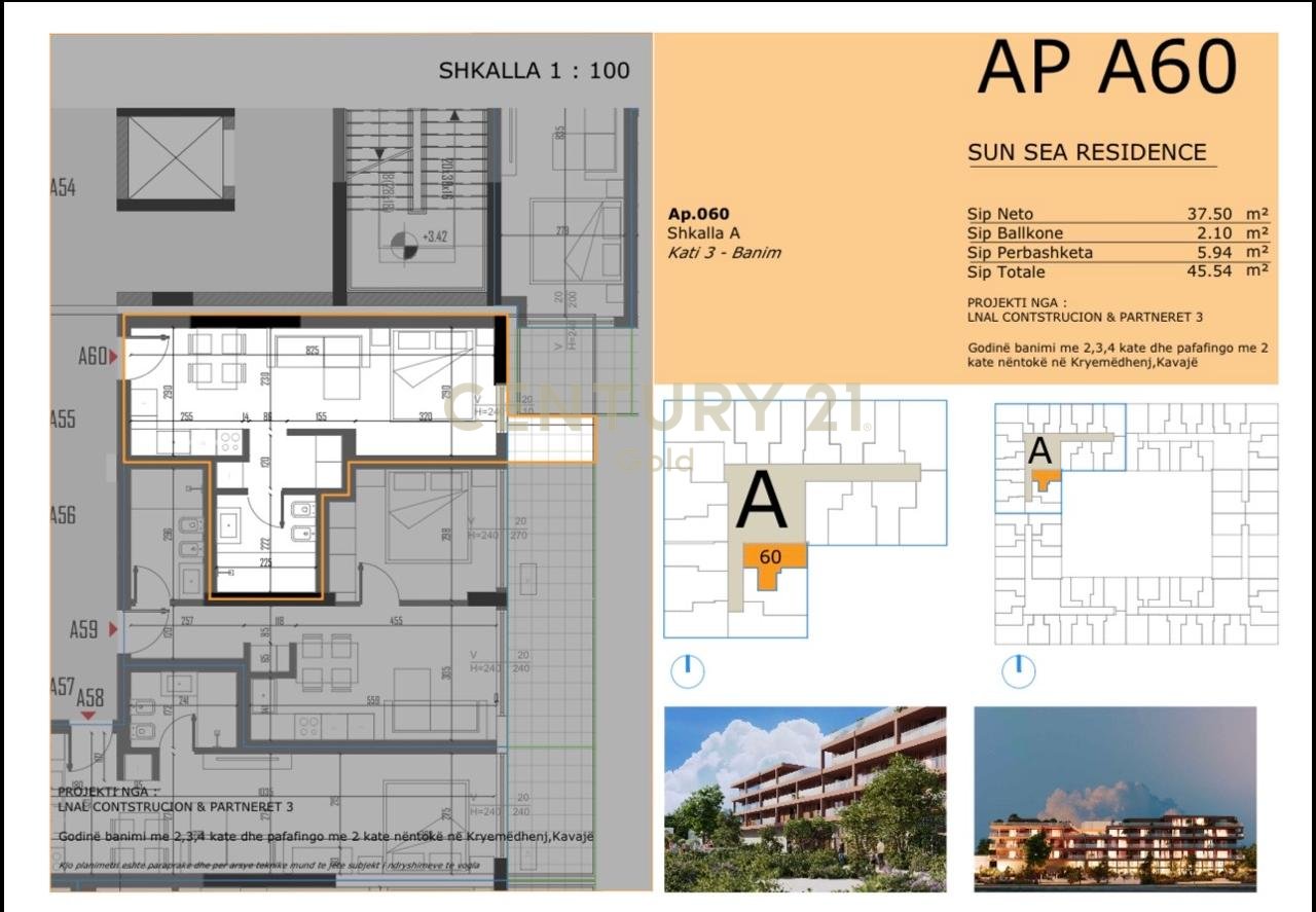 SHITET STUDIO NE REZIDENCEN ME TE RE NE GOLEM, SUN SEA RESIDENCE!! MUNDESI PAGESE ME KESTE!!