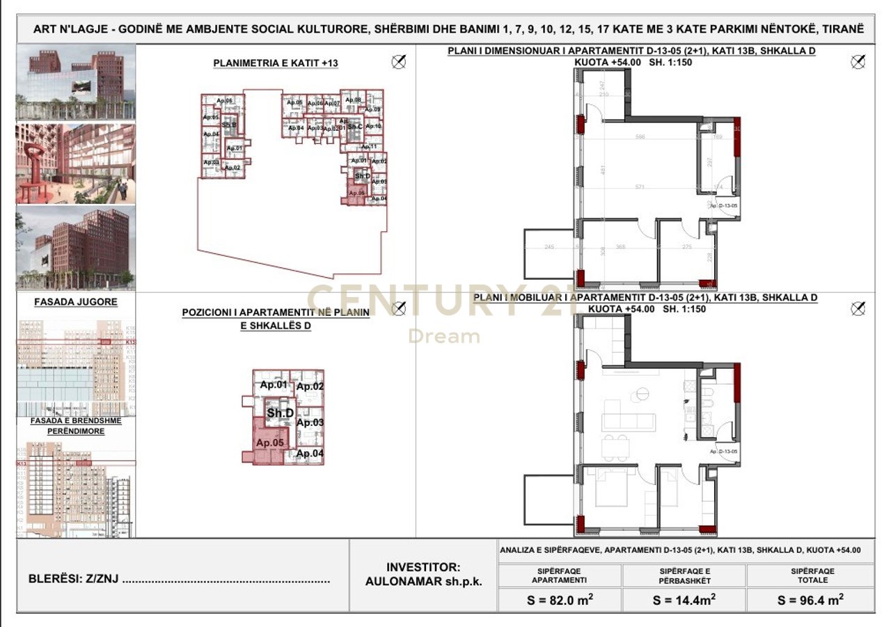 SHITET APARTAMENT 2+1 TEK ART N'LAGJE -ISH VENUE ‼️