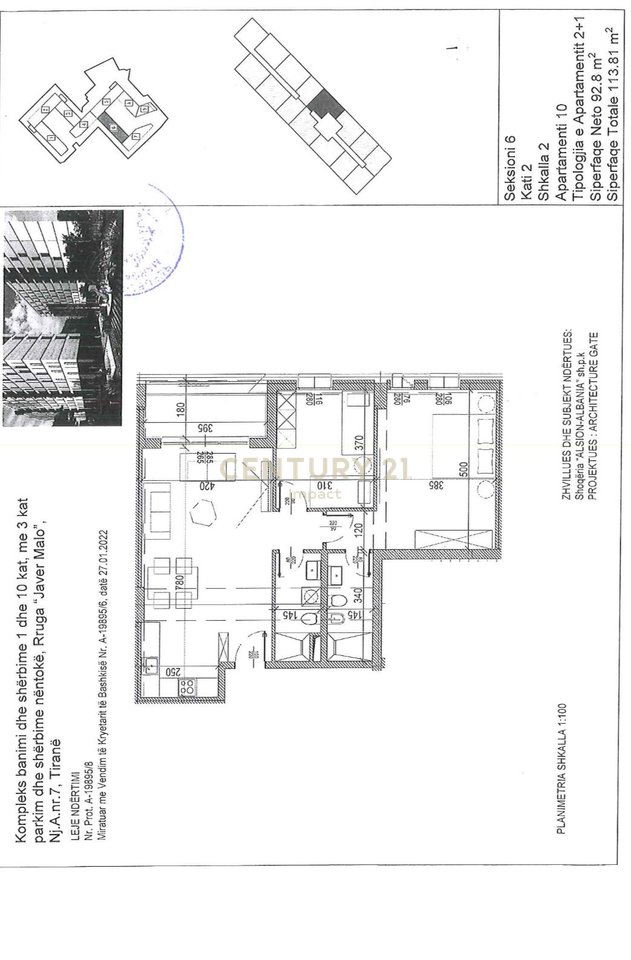 OKAZION! Shitet 2+1+2 tek RiverSide Residence!