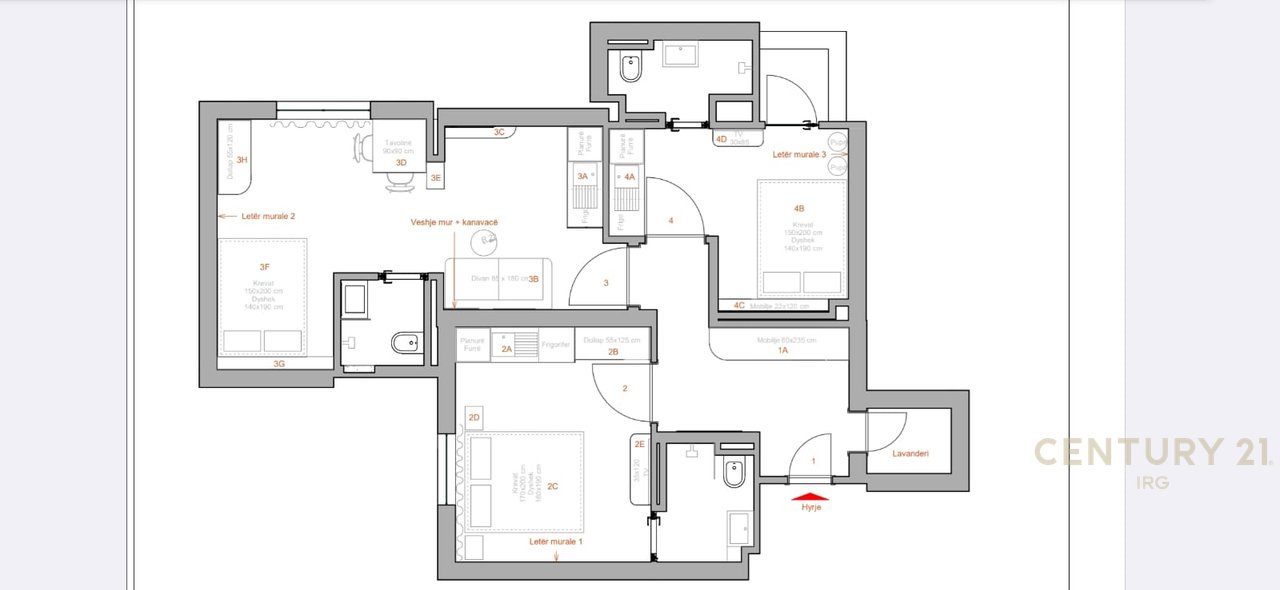 Shiten 3 Garsoniere+lavanteri te investuara  te pershtatuara per AirBnb!