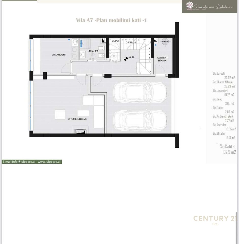 Vile per shitje ne Rezidencen Lulebore, TEG