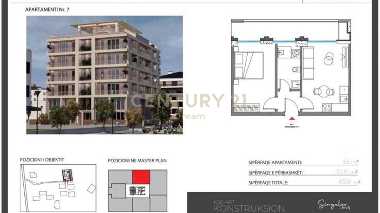 SHITET APARTAMENT 1+1 NË RADHIMË, VLORË