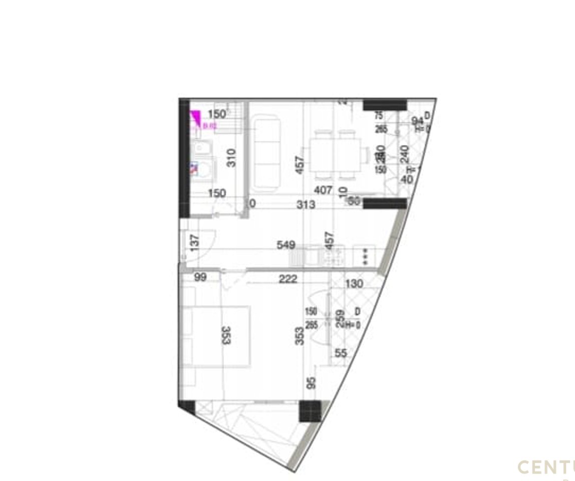 SHITET APARTAMENT 1+1+2+ POST PARKIMI NE DON BOSKO!