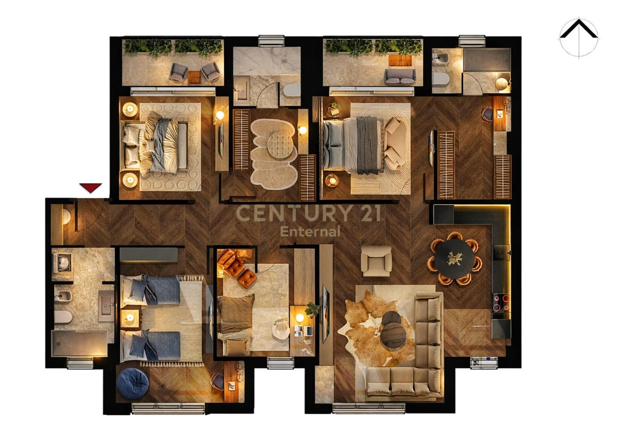 APPARTAMENTO 4+1+3 BAGNI + 2 BALCONI NEL PARK HOUSE RESIDENCE