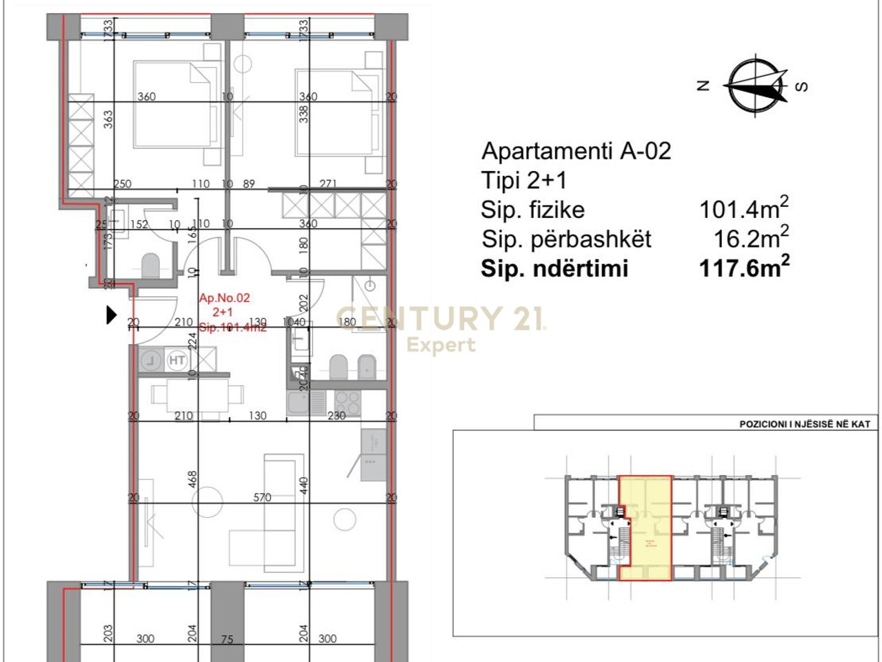 2+1 AND 3+1 APARTMENTS FOR SALE, LALZI BAY !!