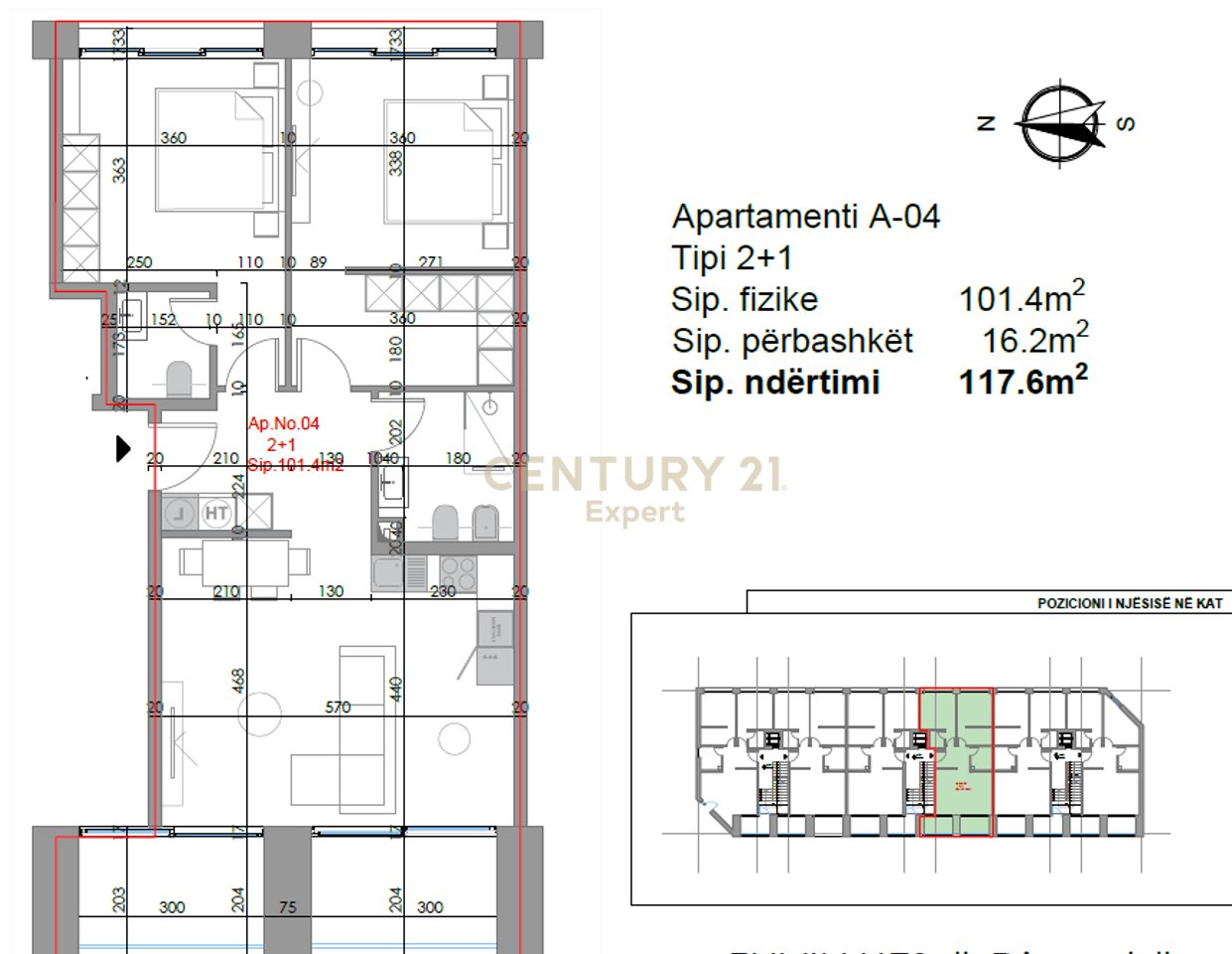 2+1 AND 3+1 APARTMENTS FOR SALE, LALZI BAY !!