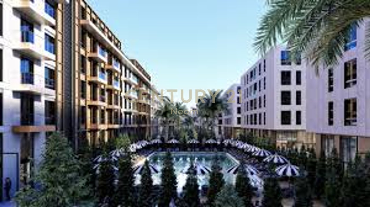 Shitet apartament 1+1+post parkimi  ne Qerret, ne Residencen Palm Paradise!