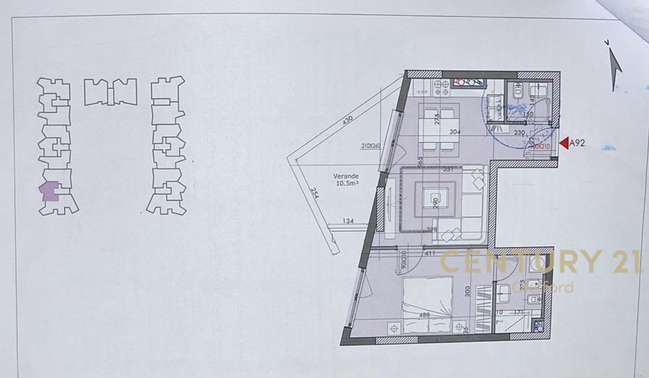 Apartament 1+1 për SHITJE në River Residence Tiranë!!