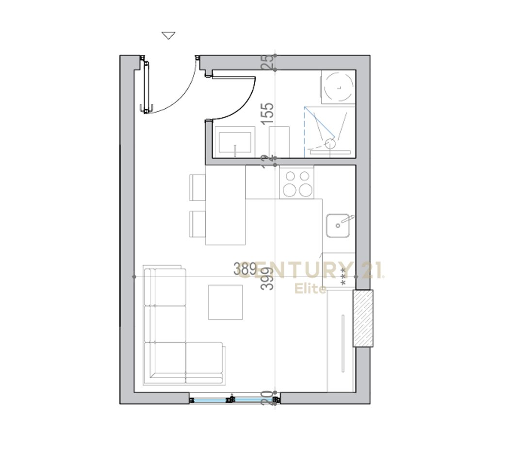 Shitet, Garsoniere, tek Mali i Robit