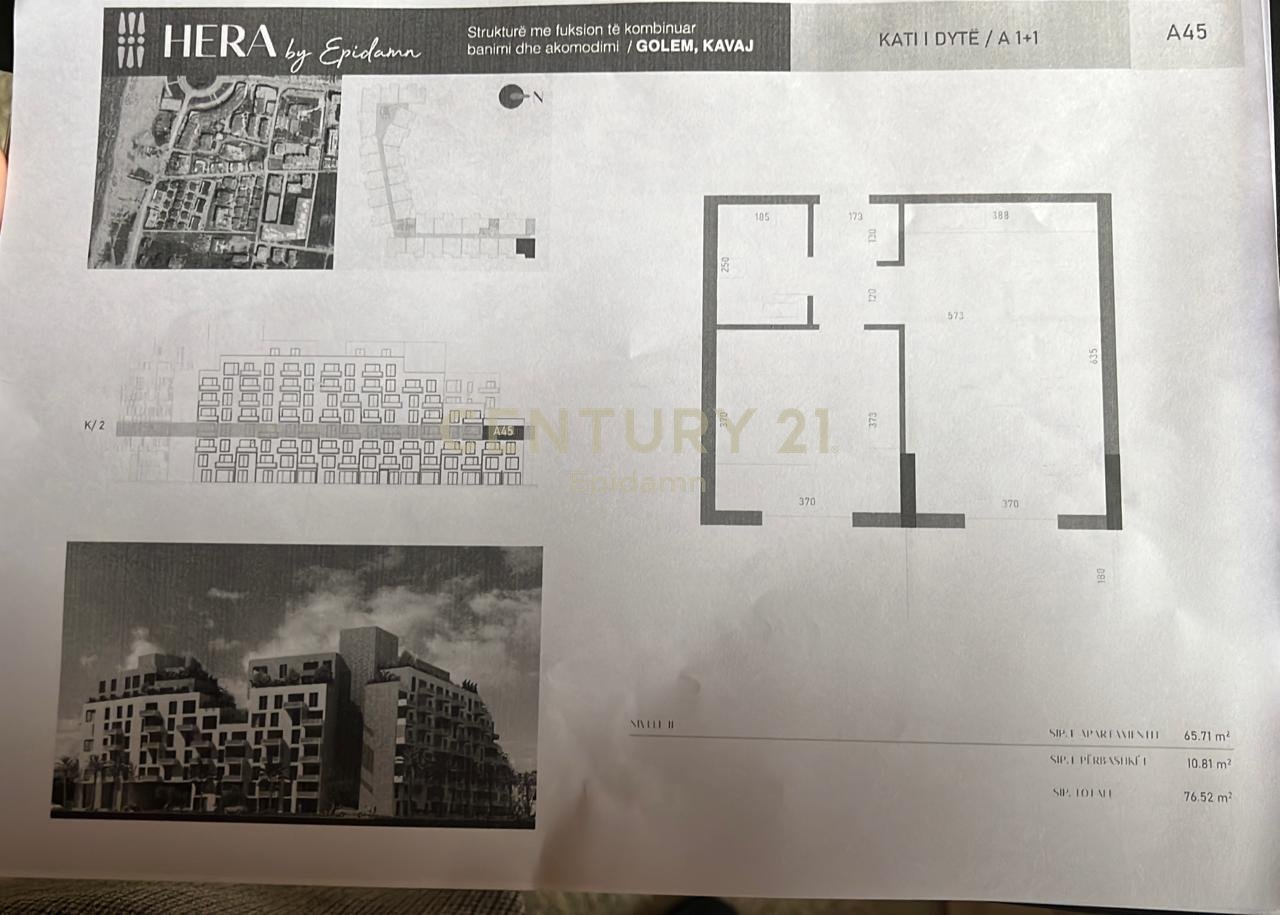 Apartament 1+1 për shitje tek residenca ''HERA ''!